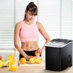 Portable Ice Maker Machine – Makes 9 Cubes in 8 Minutes