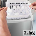 Silonn Stainless Steel Countertop Ice Maker Machine