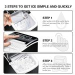 Portable Ice Maker Machine – Makes 9 Cubes in 8 Minutes