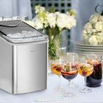 Silonn Stainless Steel Countertop Ice Maker Machine