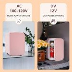 EUHOMY 4L Mini Fridge for Skincare & Beverages