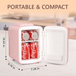 EUHOMY 4L Mini Fridge for Skincare & Beverages