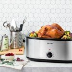Aroma 22Qt Stainless Steel Roaster Oven