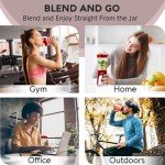 Mueller Portable Blender with Travel Cup & Lid