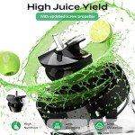Bear Slow Cold Press Juicer with Large Chute