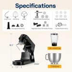 VIVOHOME 9-in-1 Stand Mixer with Timer and Attachments