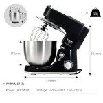 CUSIMAX 5-Quart Tilt-Head Electric Stand Mixer