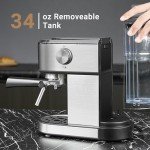 Amzchef 20 Bar Professional Espresso Machine