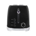 VETTA Retro 2-Slice Extra-Wide Toaster, Black