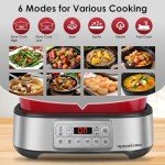 Spoonlemon 5.8QT Electric Dutch Oven Multi-Cooker