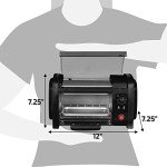 Elite Gourmet Hot Dog Toaster Oven, 4 Bun Capacity