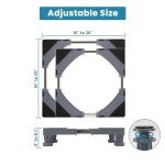 Adjustable Mini Fridge Stand with Strong Feet