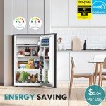 OLIXIS X98AB Compact Mini Fridge with Freezer
