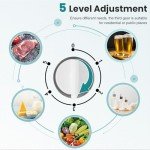 OLIXIS X98AB Compact Mini Fridge with Freezer