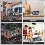 12-Inch 2-Burner Portable Gas Cooktop