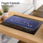 CIARRA 30-Inch 4-Burner Induction Cooktop