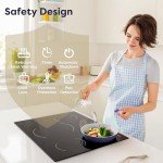 CIARRA 30-Inch 4-Burner Induction Cooktop