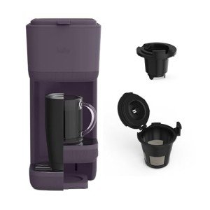 BELLA Single Serve Coffee Maker, K Cup & Ground