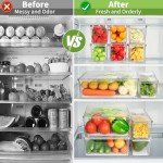 14 Stackable Refrigerator Containers with Lids