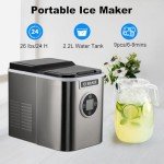 Portable Countertop Ice Maker - 9 Bullet Ice