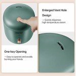 CHACEEF 2-Cup Mini Rice Cooker with Steamer