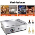 ExGizmo 22" Electric Countertop Griddle with Temperature Control
