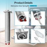Bosch Dishwasher Door Spring Kit - Stainless Steel
