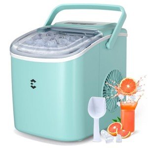 EASYERA Portable Ice Maker - 9 Cubes in 6 Minutes