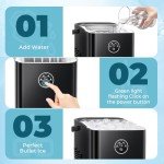 Xbeauty Portable Ice Maker - 9 Bullet Ice in 6 Mins
