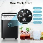 Xbeauty Portable Ice Maker - 9 Bullet Ice in 6 Mins