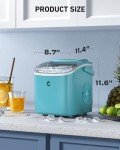 EASYERA Portable Ice Maker - 9 Cubes in 6 Minutes