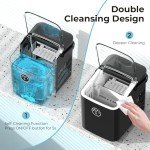 Xbeauty Portable Ice Maker - 9 Bullet Ice in 6 Mins