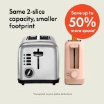 Bella Slim 2 Slice Toaster with Shade Control
