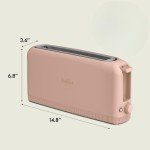 Bella Slim 2 Slice Toaster with Shade Control