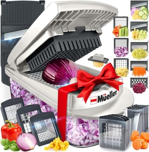 Mueller Pro-Series 10-in-1 Vegetable Chopper and Slicer