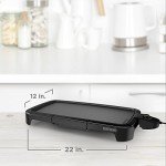 BLACK+DECKER 20 x 11-Inch Electric Griddle