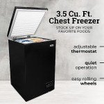 Igloo 3.5 Cu. Ft. Black Chest Freezer