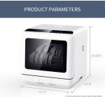 AooDen Portable Countertop Dishwasher with Tank