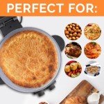 12" Electric Countertop Pizza Oven with Timer