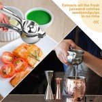 Monkkino Stainless Steel Lemon Squeezer and Zester