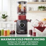 Omega Slow Masticating Juicer with 64-Ounce Hopper