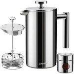 Mueller 34oz Stainless Steel French Press Coffee Maker