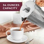 Mueller 34oz Stainless Steel French Press Coffee Maker