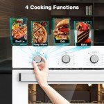 24" Electric Wall Oven with 5 Cooking Functions