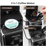 Mecity 3-in-1 Coffee Maker with Removable Reservoir