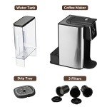 Mecity 3-in-1 Coffee Maker with Removable Reservoir