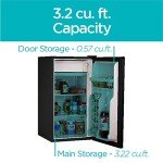 BLACK+DECKER 3.2 Cu. Ft. Mini Fridge with Freezer