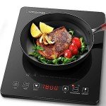 AMZCHEF 1800W Portable Induction Cooktop Burner