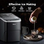 Silonn Portable Countertop Ice Maker - 26lbs Daily
