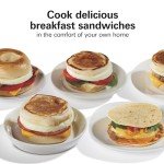 Hamilton Beach Dual Breakfast Sandwich Maker, Silver